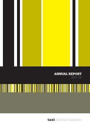 TII Annual Report 2011-2012 - Taxi Industry Inquiry