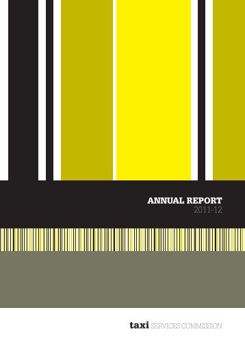 TII Annual Report 2011-2012 - Taxi Industry Inquiry