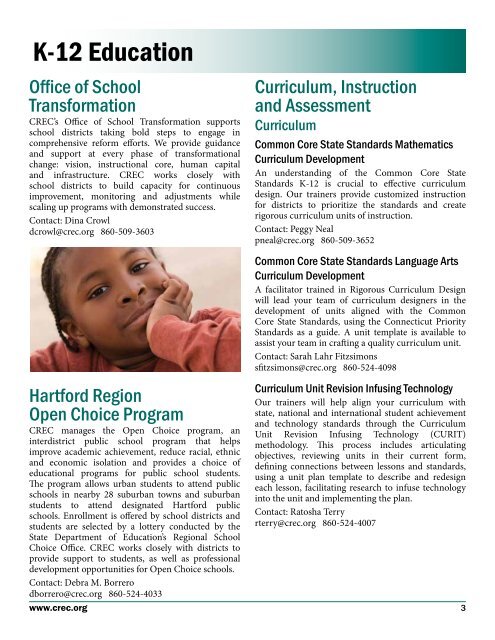 2011-2012 Programs and Services - Capitol Region Education ...