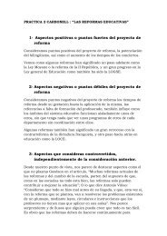 1- Aspectos positivos o puntos fuertes del proyecto de ... - BSCW