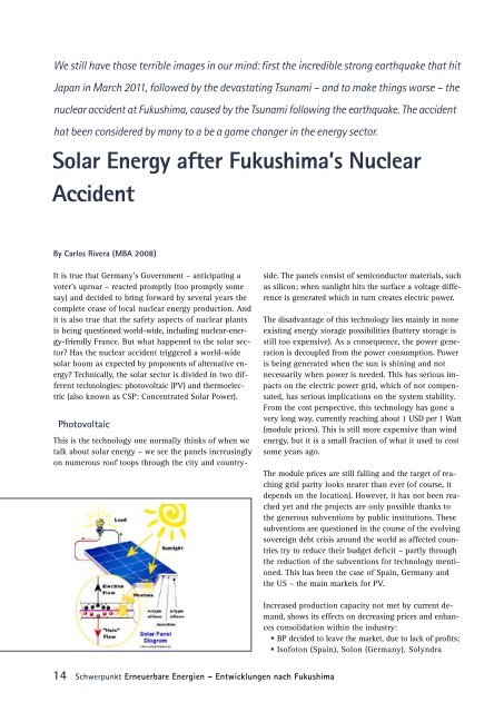 Entwicklungen nach Fukushima - ESB-Radler