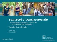 Les Fonds PauvretÃ© et Justice Sociale - Aleap