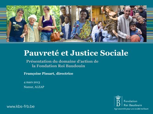 Les Fonds PauvretÃ© et Justice Sociale - Aleap