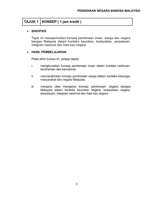 Modul Pendidikan Negara Bangsa