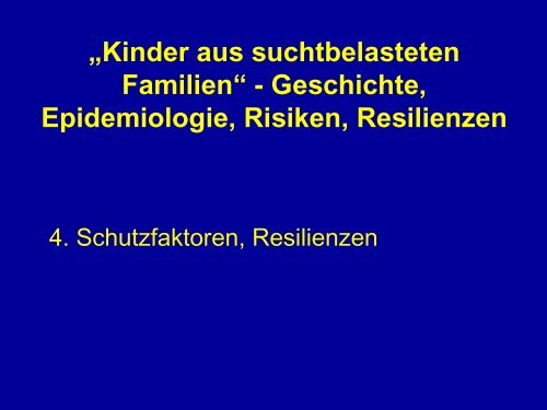 âKinder aus suchtbelasteten Familienâ - Geschichte ... - Vivid