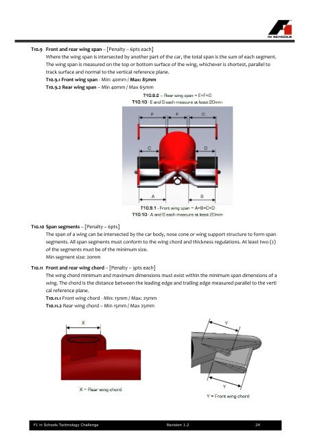 Download the F1 in Schools Rules and Regulations Formula One Car