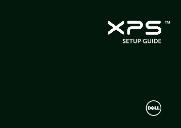 Dell XPS Setup Guide - Dell Support