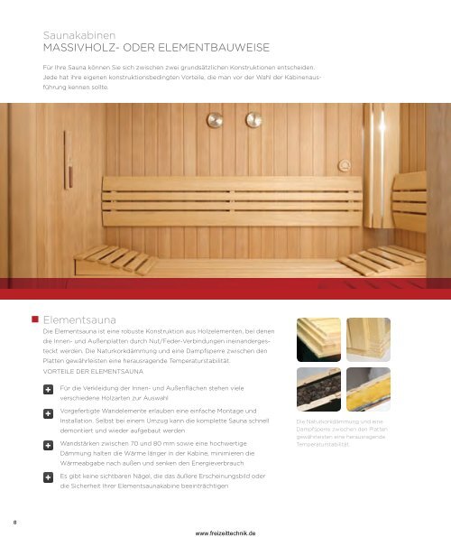 Katalog von Helo Sauna