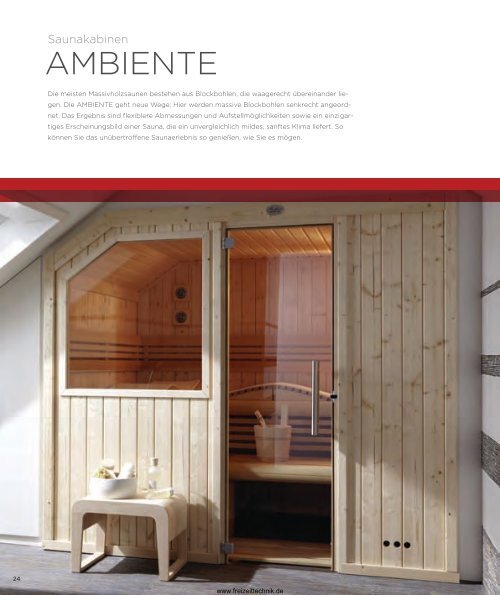 Katalog von Helo Sauna