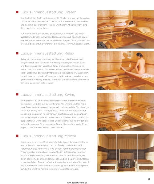 Katalog von Helo Sauna