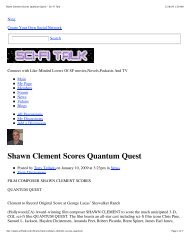 Shawn Clement Scores Quantum Quest - Sci-Fi Talk - Clemistry