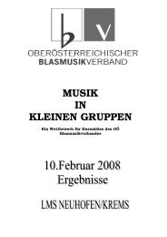 MUSIK IN KLEINEN GRUPPEN - Linz-Land