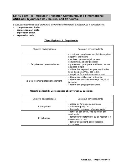 cahier des charges - Chambre de mÃ©tiers et de l'artisanat du Doubs