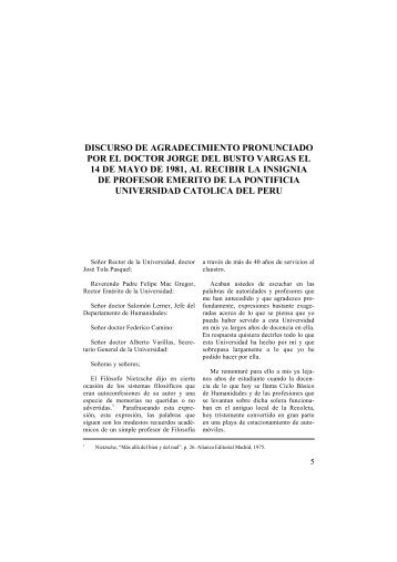 Discurso de agradecimiento al ser designado Profesor ... - Ipdt.org