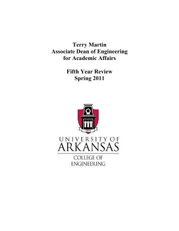 Terry Martin Associate Dean of Engineering for Academic Affairs ...