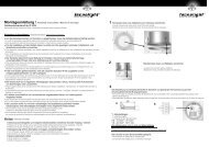 Montageanleitung (*.pdf) - tecnolight Leuchten GmbH