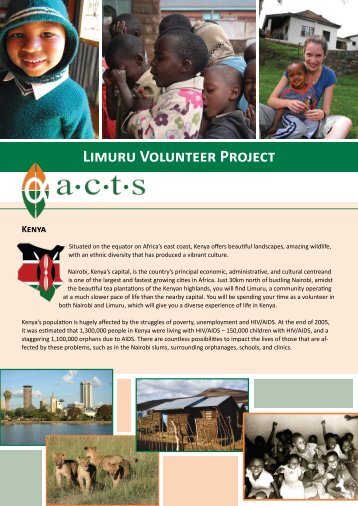 Limuru Volunteer Project Kenya - Mission Travel