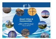 Presentation: Smart Cities & Communities - SETIS