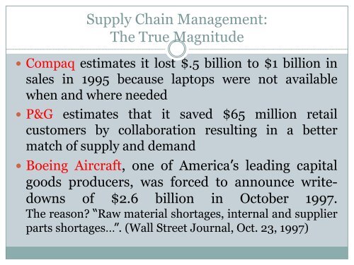 Introduction to Operations and Supply Chain Management