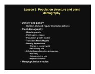 Population structure and plant demography - Alaska Geobotany ...