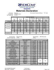 979-009-010R031 Material Declaration - NorComp
