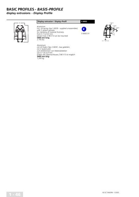 basic profiles - UtilGraph.it