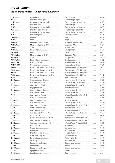 basic profiles - UtilGraph.it