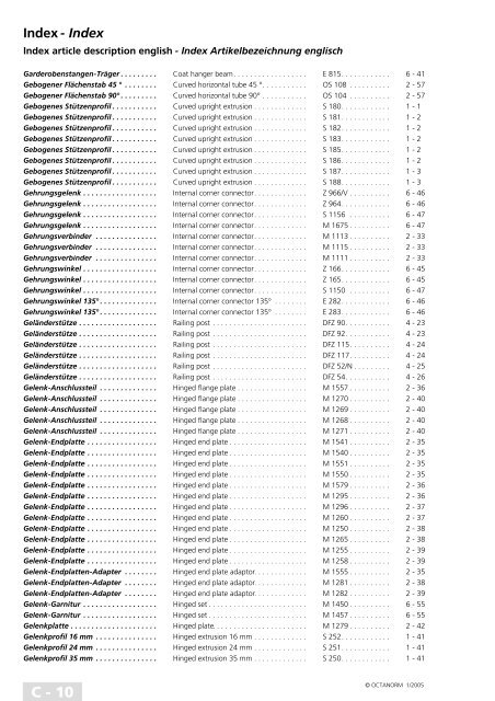 basic profiles - UtilGraph.it