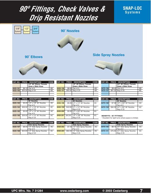 Snap-Loc Systems Snap-Loc Systems - Nortools