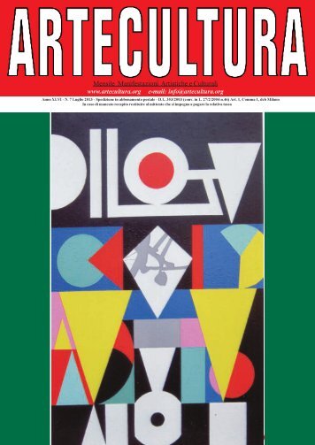 1 Mensile Manifestazioni Artistiche e Culturali - Artecultura