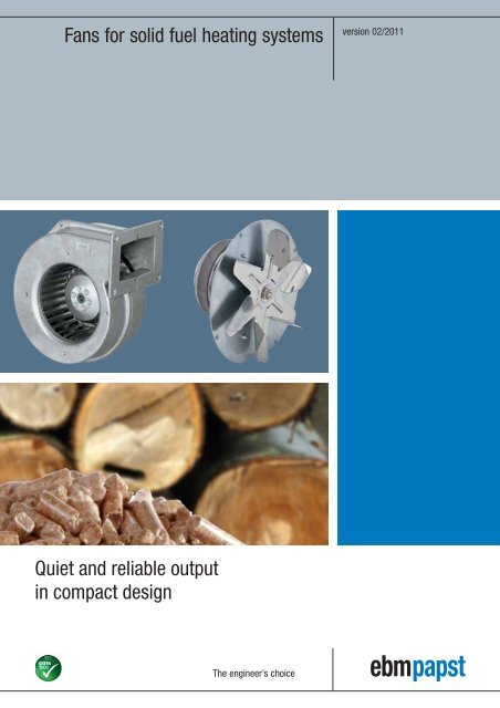 Fans for solid fuel heating systems [PDF] 1.1 MB - ebm-papst