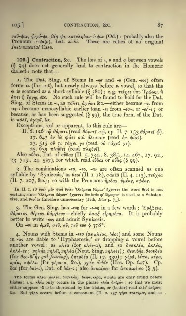 A grammar of the Homeric dialect - Wilbourhall.org