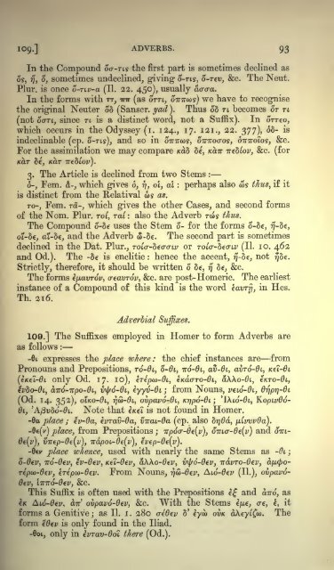 A grammar of the Homeric dialect - Wilbourhall.org