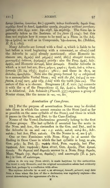 A grammar of the Homeric dialect - Wilbourhall.org