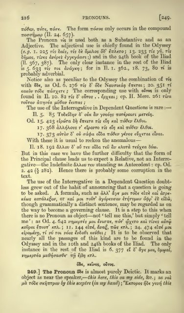 A grammar of the Homeric dialect - Wilbourhall.org