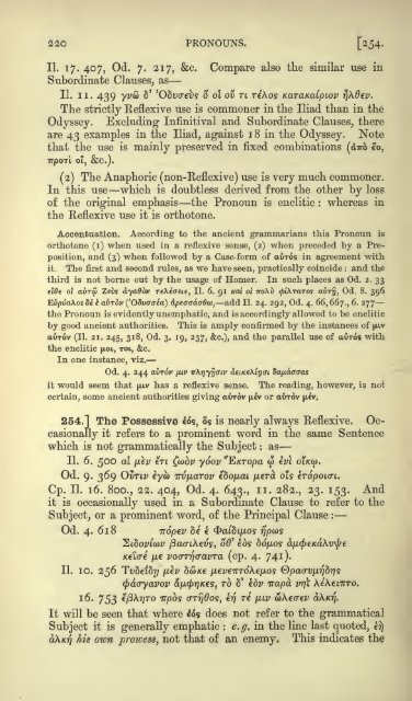 A grammar of the Homeric dialect - Wilbourhall.org