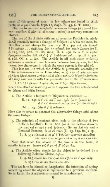 A grammar of the Homeric dialect - Wilbourhall.org