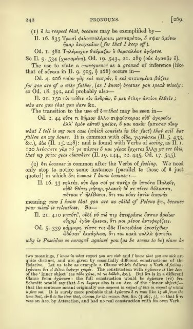 A grammar of the Homeric dialect - Wilbourhall.org