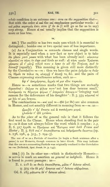 A grammar of the Homeric dialect - Wilbourhall.org