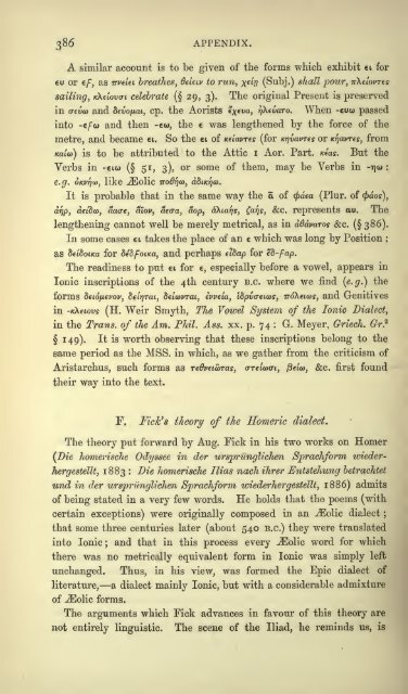 A grammar of the Homeric dialect - Wilbourhall.org