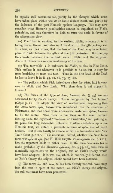 A grammar of the Homeric dialect - Wilbourhall.org