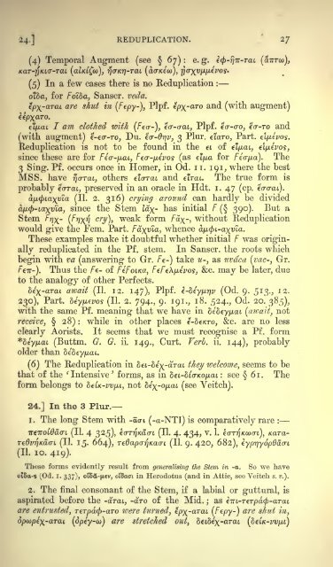 A grammar of the Homeric dialect - Wilbourhall.org