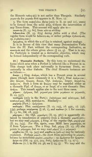 A grammar of the Homeric dialect - Wilbourhall.org