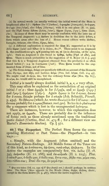 A grammar of the Homeric dialect - Wilbourhall.org