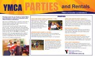 YMCA PARTIES and Rentals - YMCA of Greater Manchester