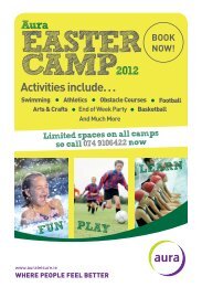 EASTER CAMP - Aura Leisure Centres