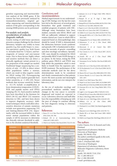 Screening for cancer: are biomarkers of value?