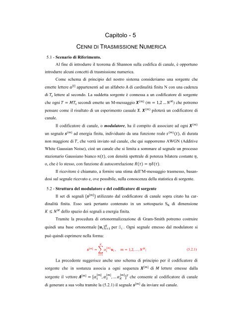 Appunti di Teoria dell'Informazione e Codici - Università di Palermo