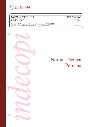 Norma Técnica Peruana - Asociación Peruana de Energía Solar y ...