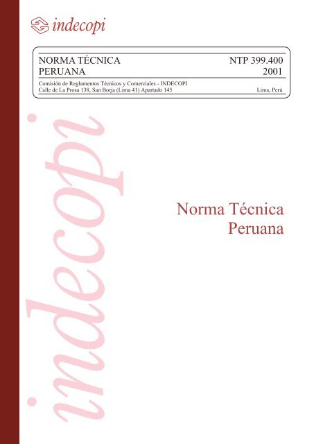 Norma Técnica Peruana - Asociación Peruana de Energía Solar y ...